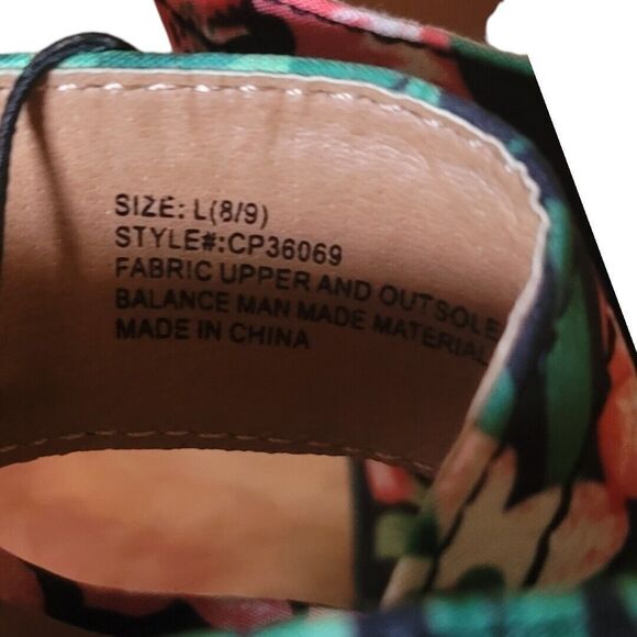 Rue 21 ETC Women’s Size Large 8/9 Platform Tropical Floral high heels. - Picture 6 of 6